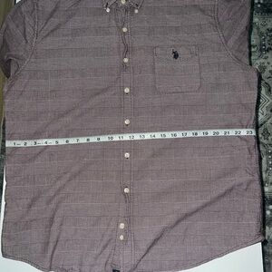 U.S. Polo Assn. Purple Casual Button Down Shirt